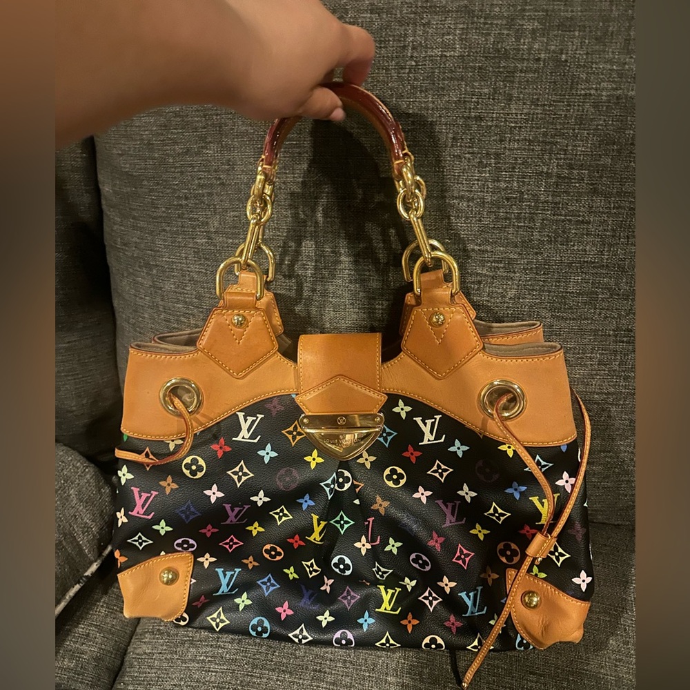 Louis Vuitton Black Multicolor URSULA  Monogram Shoulder Bag PRICE IS FIRM